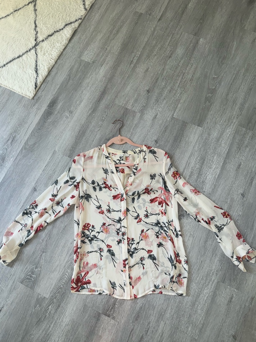 Joie Silk Floral Blouse XS